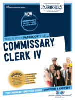 Commissary Clerk IV: Passbooks Study Guide