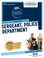 Sergeant, Police Department: Passbooks Study Guide