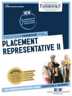 Placement Representative II: Passbooks Study Guide