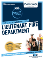 Lieutenant Fire Department: Passbooks Study Guide