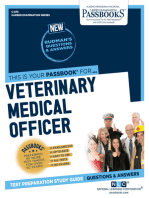 Veterinary Medical Officer: Passbooks Study Guide