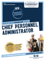 Chief Personnel Administrator: Passbooks Study Guide