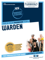 Warden: Passbooks Study Guide