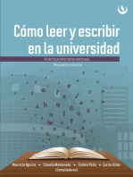 Cómo leer y escribir en la universidad: Prácticas letradas exitosas - Segunda edición