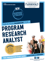 Program Research Analyst: Passbooks Study Guide