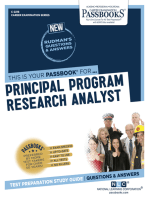 Principal Program Research Analyst: Passbooks Study Guide