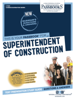 Superintendent of Construction: Passbooks Study Guide