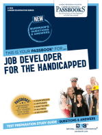 Job Developer for the Handicapped: Passbooks Study Guide