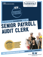 Senior Payroll Audit Clerk: Passbooks Study Guide