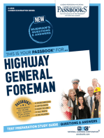 Highway General Foreman: Passbooks Study Guide