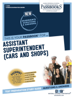 Assistant Superintendent (Cars and Shops): Passbooks Study Guide