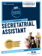 Secretarial Assistant: Passbooks Study Guide