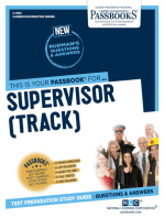 Supervisor (Track): Passbooks Study Guide