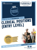 Clerical Positions (Entry Level): Passbooks Study Guide