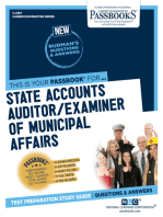 State Accounts Auditor/Examiner of Municipal Affairs: Passbooks Study Guide