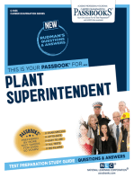 Plant Superintendent: Passbooks Study Guide