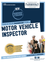 Motor Vehicle Inspector: Passbooks Study Guide