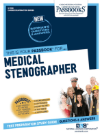 Medical Stenographer: Passbooks Study Guide