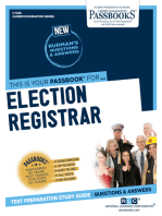 Election Registrar: Passbooks Study Guide