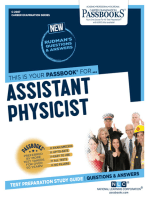 Assistant Physicist: Passbooks Study Guide