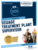 Sewage Treatment Plant Supervisor: Passbooks Study Guide