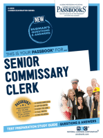 Senior Commissary Clerk: Passbooks Study Guide