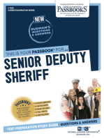 Senior Deputy Sheriff: Passbooks Study Guide