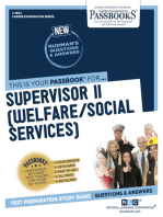 Supervisor II (Welfare/Social Services): Passbooks Study Guide