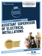 Assistant Supervisor of Electrical Installations: Passbooks Study Guide