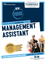 Management Assistant: Passbooks Study Guide