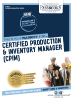 Certified Production & Inventory Manager (CPIM): Passbooks Study Guide