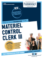 Materiel Control Clerk III: Passbooks Study Guide