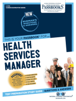 Health Services Manager: Passbooks Study Guide