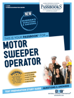 Motor Sweeper Operator: Passbooks Study Guide