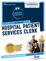 Hospital Patient Services Clerk: Passbooks Study Guide