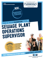 Sewage Plant Operations Supervisor: Passbooks Study Guide