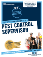 Pest Control Supervisor: Passbooks Study Guide