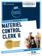 Materiel Control Clerk II: Passbooks Study Guide