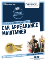 Car Appearance Maintainer: Passbooks Study Guide