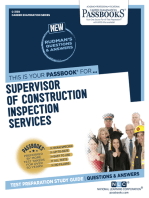 Supervisor of Construction Inspection Services: Passbooks Study Guide