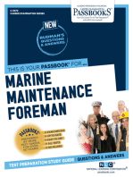Marine Maintenance Foreman: Passbooks Study Guide