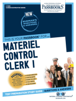 Materiel Control Clerk I: Passbooks Study Guide