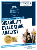 Disability Evaluation Analyst: Passbooks Study Guide