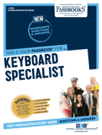 Keyboard Specialist: Passbooks Study Guide