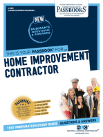 Home Improvement Contractor: Passbooks Study Guide
