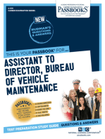 Assistant to Director, Bureau of Vehicle Maintenance: Passbooks Study Guide