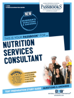 Nutrition Services Consultant: Passbooks Study Guide