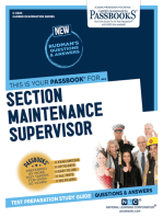 Section Maintenance Supervisor: Passbooks Study Guide