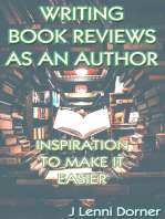 Writing Book Reviews As An Author