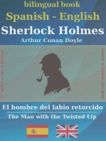 Sherlock Holmes - El hombre del labio retorcido, Spanish-English